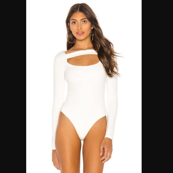 NWT Revolve x H:ours Candela Bodysuit in White | Size M - Picture 1 of 12